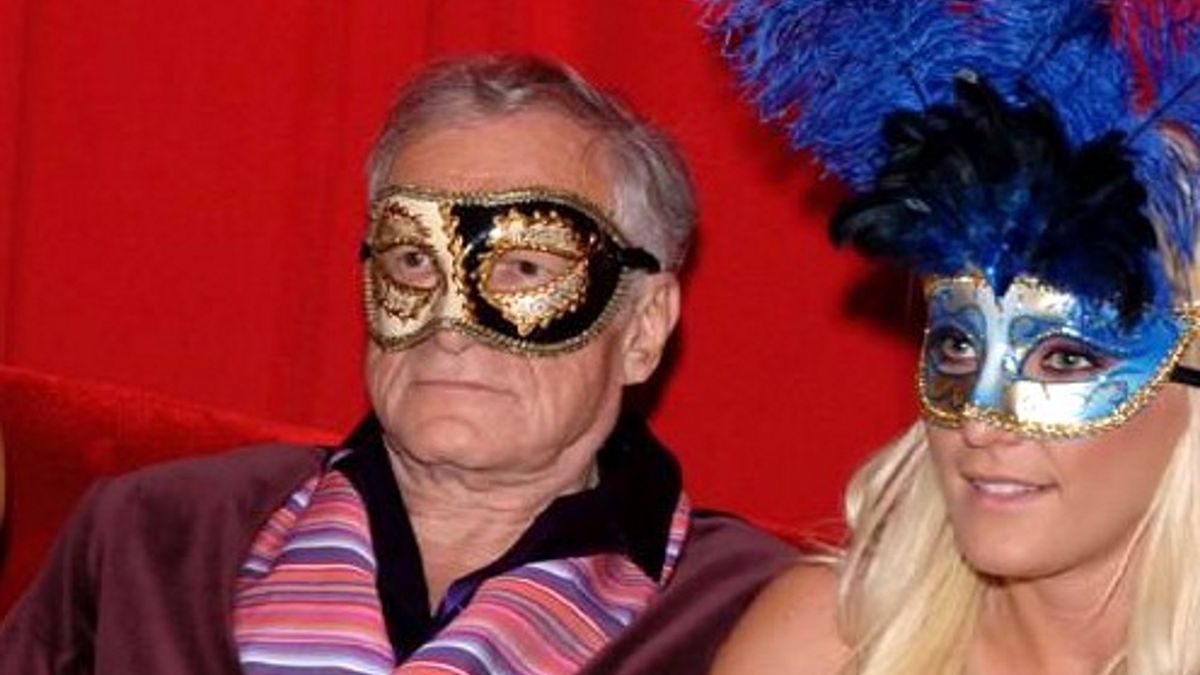 Hugh Hefner w 2009 roku