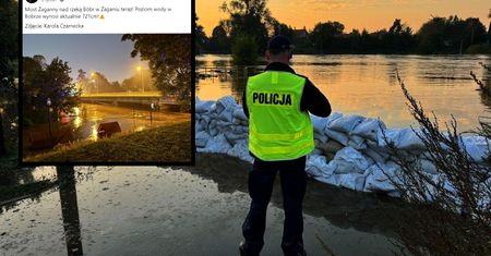 Poziom rzeki wnosi ponad 7 metrów. Nocna ewakuacja