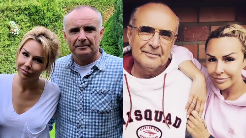 Blanka Lipińska z ojcem