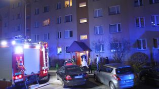 Zadymienie w bloku w Tarnobrzegu, cały pluton straży pożarnej w akcji. Co się wydarzyło?