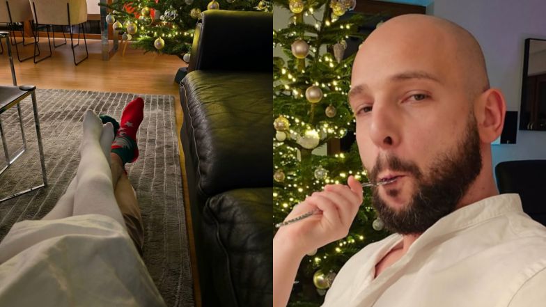 Maciej Pela spędził wigilię z córkami