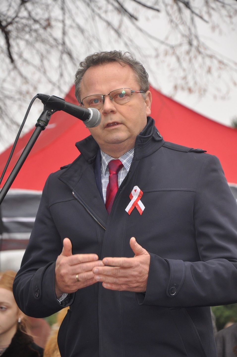 Święto Niepodległości w Końskich. Do świętowania rocznicy odzyskania przez Polskę niepodległości, ponad podziałami partyjnymi, zachęcał poseł Andrzej Szejna