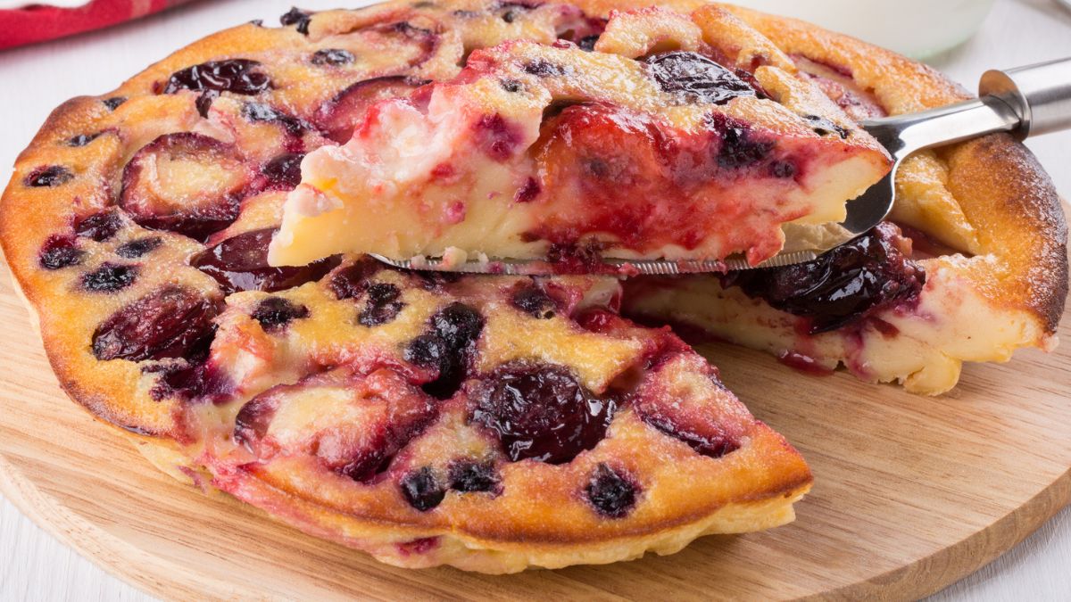 Ciasto ze śliwkami wzbogaciłem jednym dodatkiem.