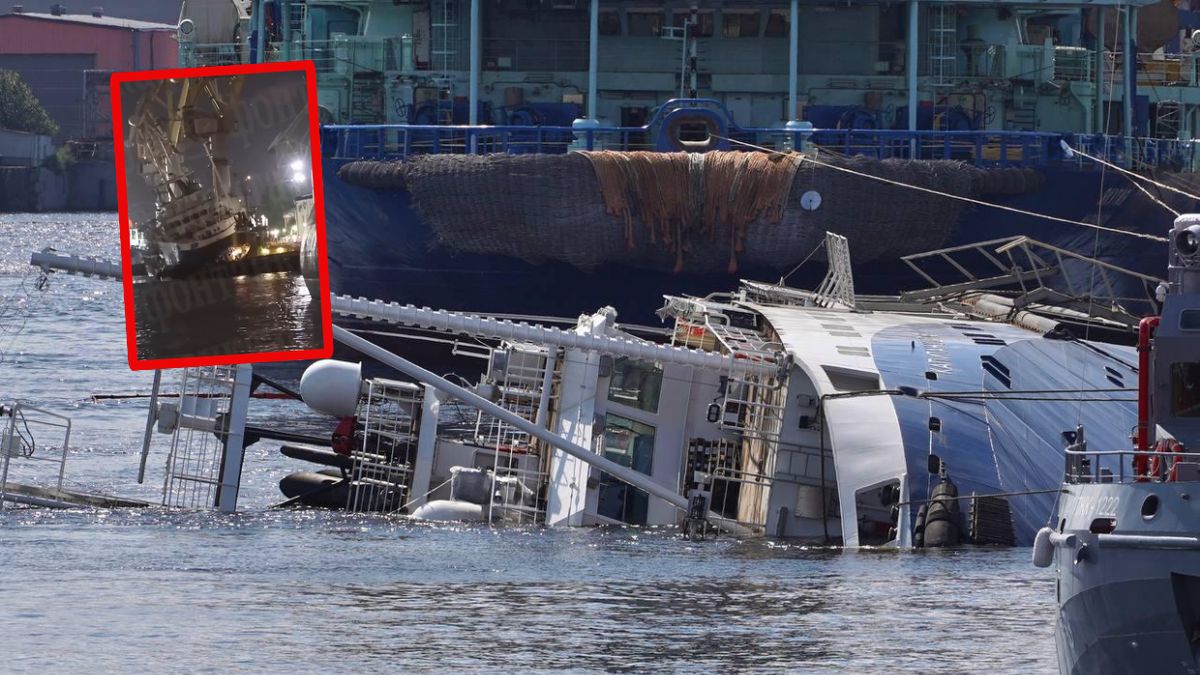  Rosyjski holownik poszedł na dno w porcie. Jest śledztwo