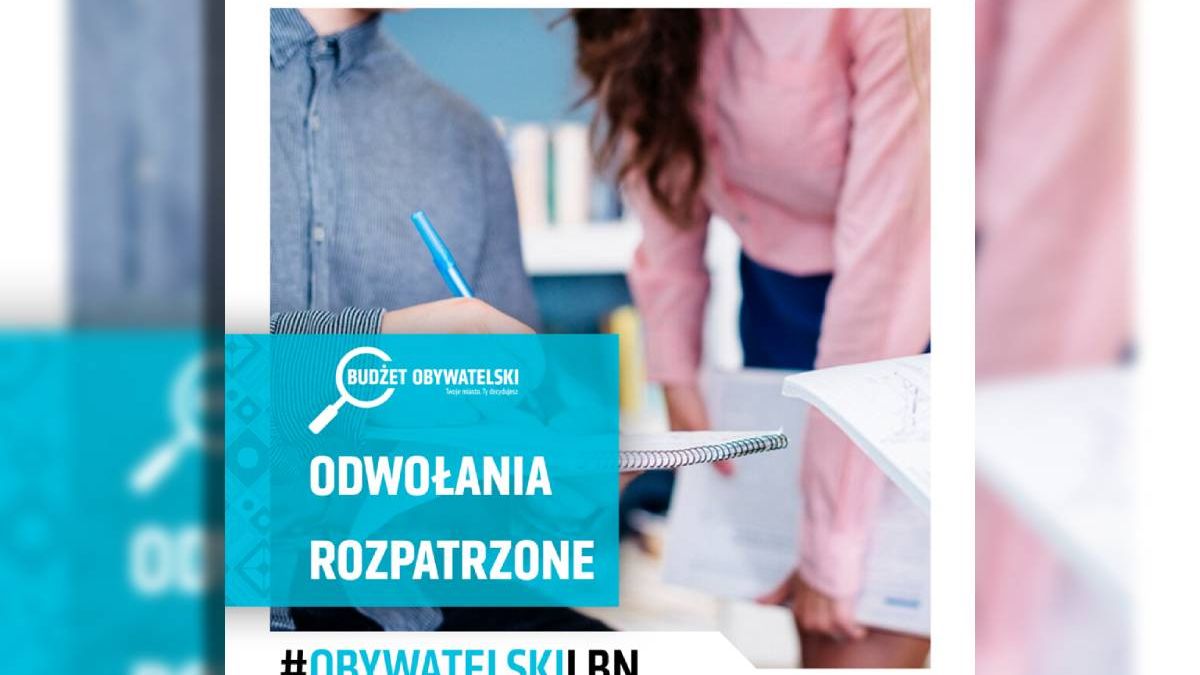 Grafika z napisem - odwołania rozpatrzone