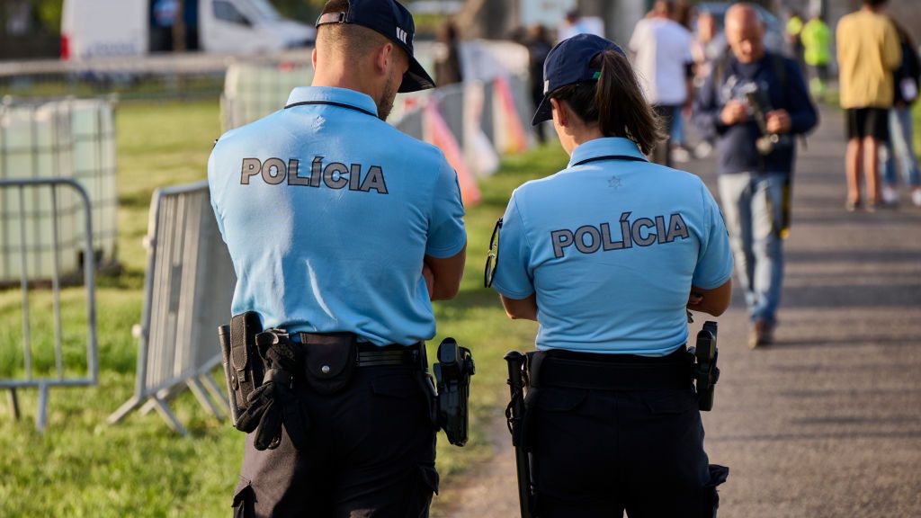 International Hot Air Balloon Festival In Oeiras
OEIRAS, PORTUGAL - SEPTEMBER 24: Portuguese police officers patrol the premises on the first day of the 25th edition of the Hot Air Ballon Festival in Quinta de Cima of Marquês de Pombal Palace on September 24, 2022 in Oeiras, Portugal. The 25th edition of the Hot Air Ballon Festival goes for the weekend and visitors have the opportunity to make a baptism of flight on a captive hot air balloon. Wind speed above 10 Knots impeded participants to fly during the first day of this festival. (Photo by Horacio Villalobos#Corbis/Corbis via Getty Images)
Horacio Villalobos
hot air