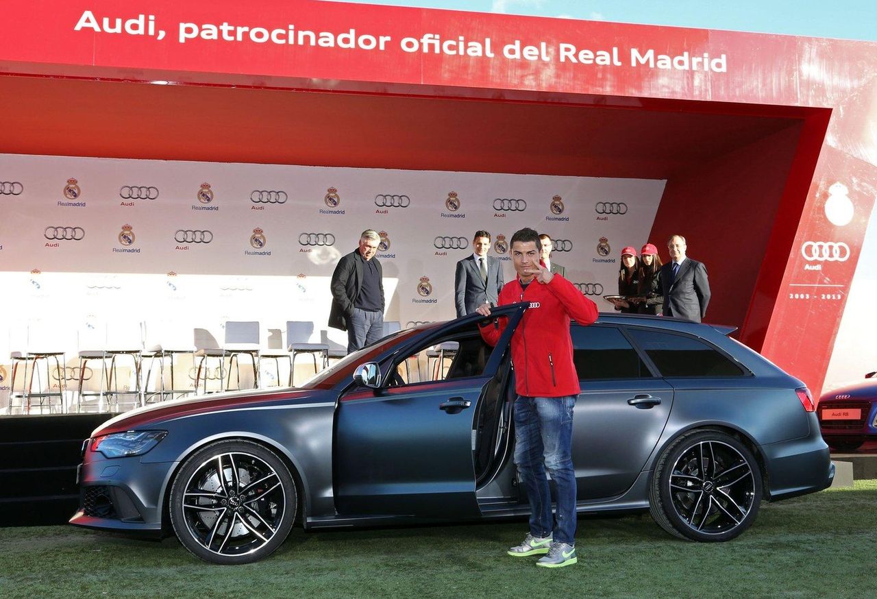 Audi rozdało samochody piłkarzom Realu Madryt