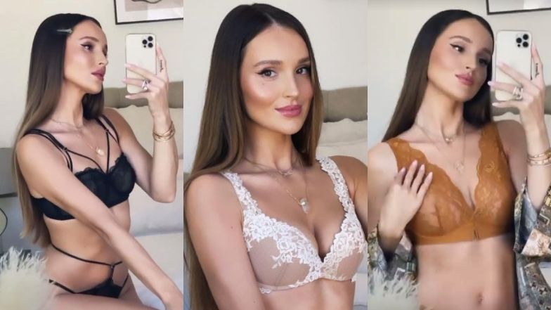 Marina Łuczenko pozuje w bieliźnie