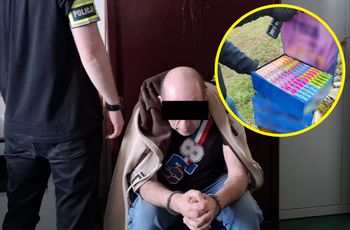Nie spodziewał się policjantów. Pokazali, co u niego znaleźli
