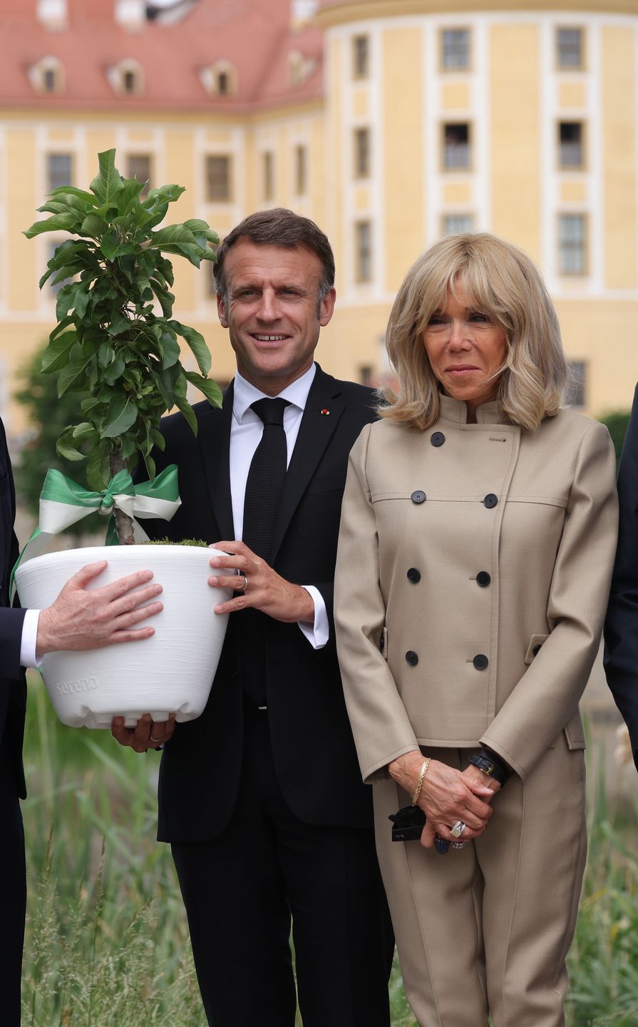 Brigitte Macron podczas wizyty w Niemczech.