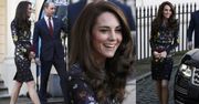 Kate Middleton w sukience w kwiatki