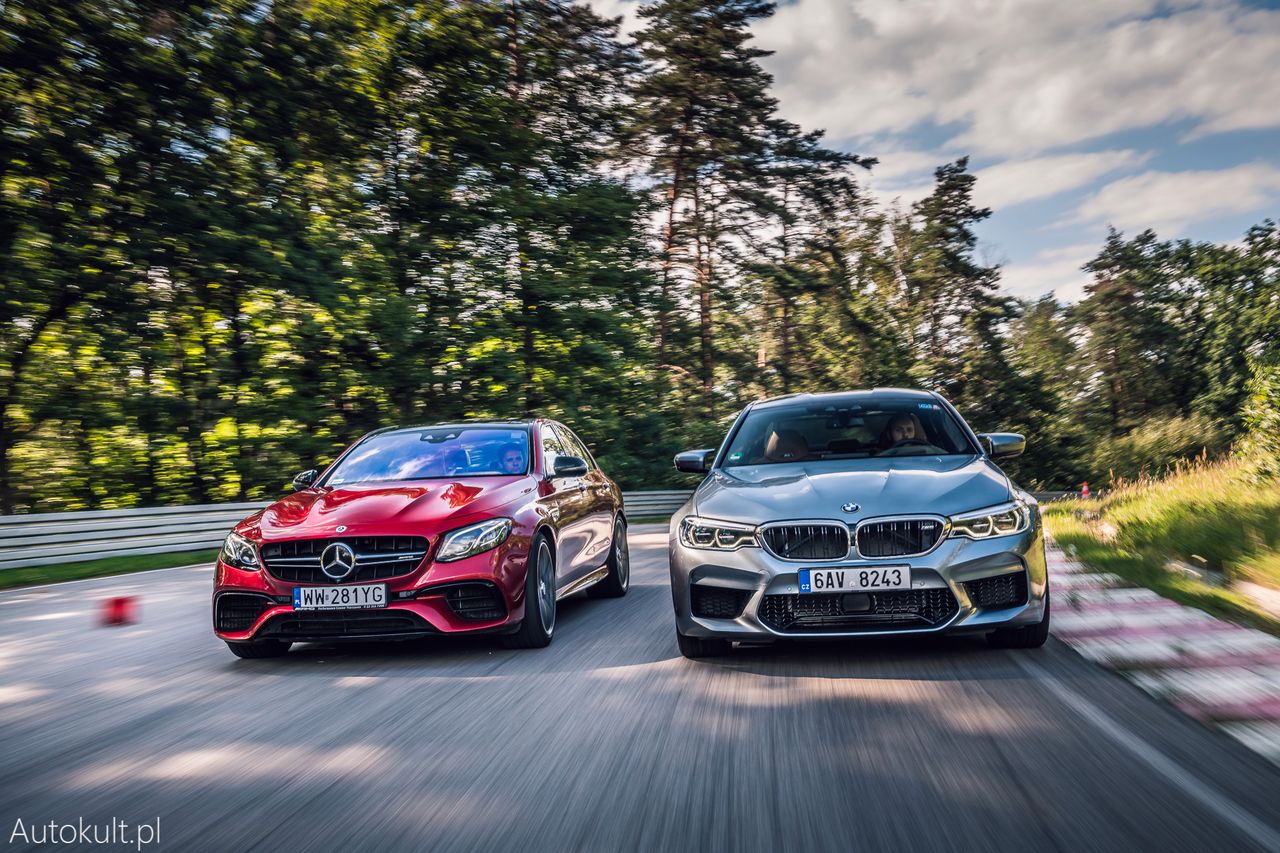 Mercedes-AMG E63 S (2019) vs BMW M5 (2019) (fot. Konrad Skura)