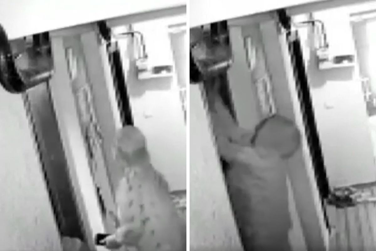 Matka próbuje ratować dziecko