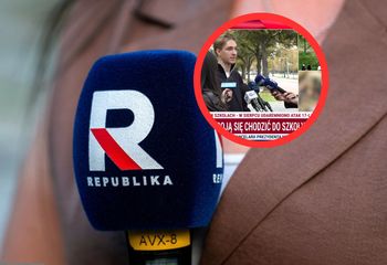 Pokazali go w TV Republika. Ostro reaguje. "Sianie paniki i szczucie"