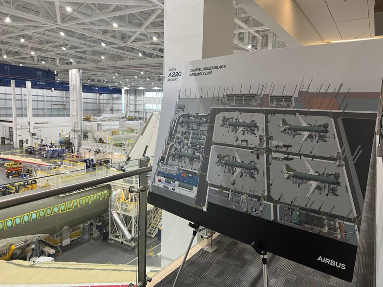 Fabryka Airbusa A220 w Mirabel