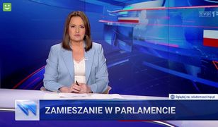 "Wiadomości" o zamieszaniu w Sejmie. TVP wskazuje winnego