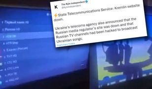 The Kyiv Independent: Rosyjska telewizja zhackowana. Puszczają w niej m.in. hymn Ukrainy