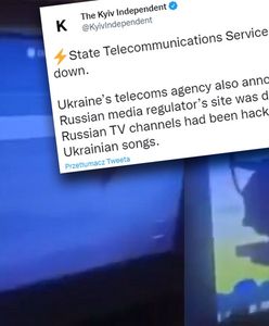 The Kyiv Independent: Rosyjska telewizja zhackowana. Puszczają w niej m.in. hymn Ukrainy