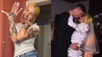 Szczęśliwie poślubiona Dziarma wyprawiła swojskie wesele: "Była kiełbasa, smalec, disco polo i bardzo WIEŚNIACKIE oczepiny"