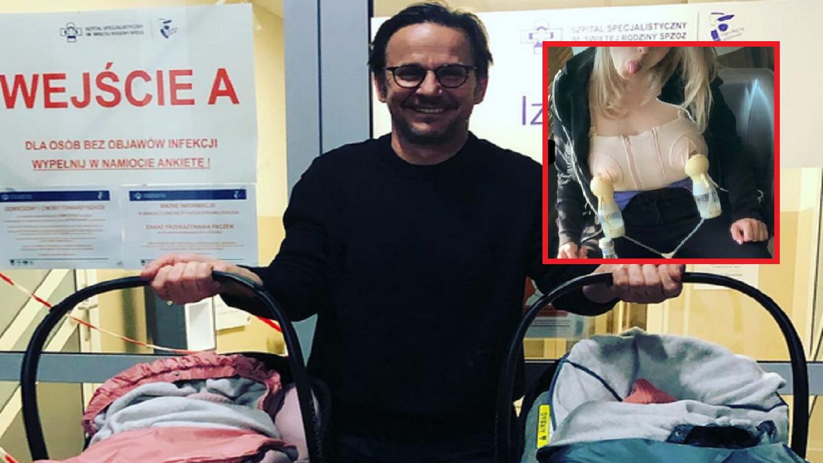 Partnerka Bartłomieja Topy odciąga mleko na lotnisku  