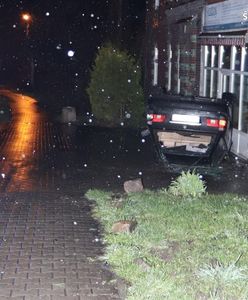 Ruda Śląska. Ucieczkę przed policją zakończył dachowaniem. Był pod wpływem narkotyków