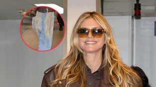 Heidi Klum w brudnych spodniach. Ten kontrowersyjny trend pokochały gwiazdy