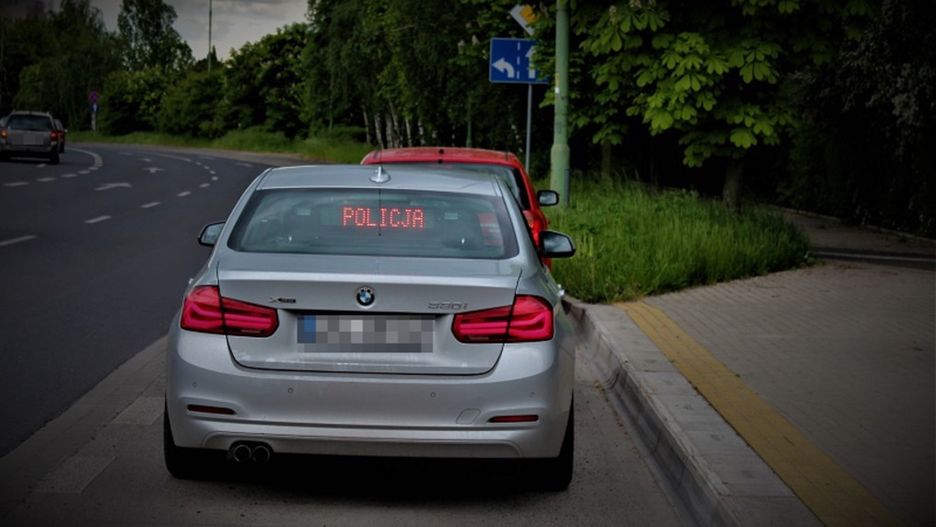 policja kontrola policyjna radiowóz fotoradar zatrzymanie