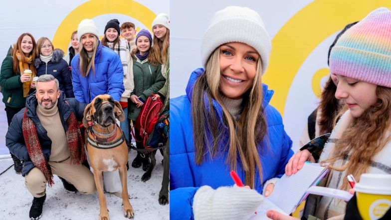 Małgorzata Rozenek w zimowym wydaniu "Dzień Dobry TVN"