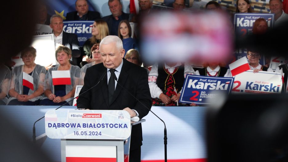 Prezes PiS Jarosław Kaczyński