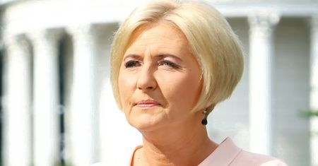 Agata Duda w dopasowanych spodniach. Strzał w dziesiątkę dla 50-latek