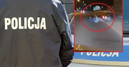 Pijany motocyklista tarzał się po jezdni? Szokujące nagranie, policja apeluje