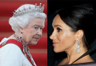 Królowa zabroniła Meghan Markle pożyczać niektórych swoich klejnotów! "Dostanie to, co uznam za stosowne"