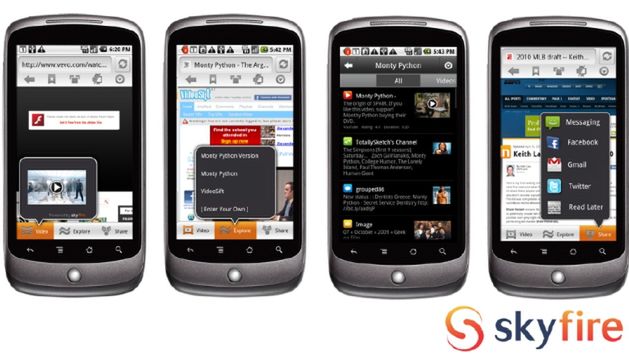 Skyfire 4.0 dla Androida z odświeżonym Skybarem 1