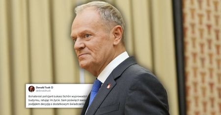 Tusk po tekście WP. Będzie dodatkowe świadczenie dla bohaterskiego policjanta