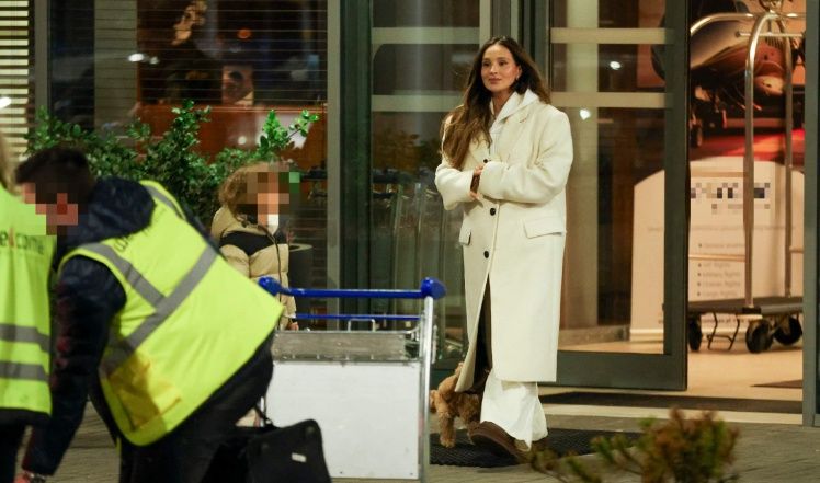 Marina Łuczenko i Wojciech Szczęsny "przyłapani" na lotnisku 