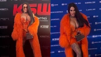 Laluna eksponuje POKAŹNY DEKOLT na ściance KSW. Lubicie jej styl? (FOTO)