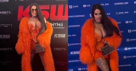 Laluna eksponuje POKAŹNY DEKOLT na ściance KSW. Lubicie jej styl? (FOTO)