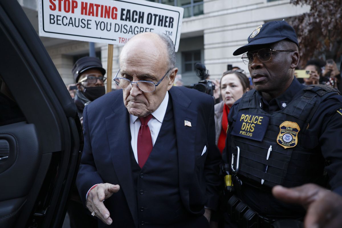 Rudy Giuliani - były burmistrz Nowego Jorku i prawnik Donalda Trumpa