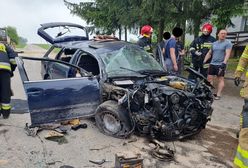 Lubelszczyzna. Tajemniczy wypadek. Auto uderzyło w kościelny mur