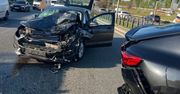 Poważne zderzenie dwóch aut na trasie S8. Korek ma kilka kilometrów