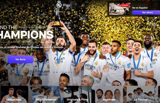 Real Madryt z serwisem streamingowym. Działa m.in. w Polsce