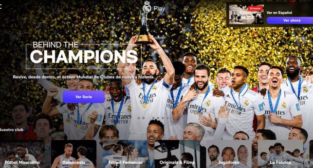Real Madryt z serwisem streamingowym. Działa m.in. w Polsce