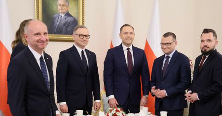 Karol Nawrocki rozmawiał z Andrzejem Dudą - pierwsze spotkanie po wyborach