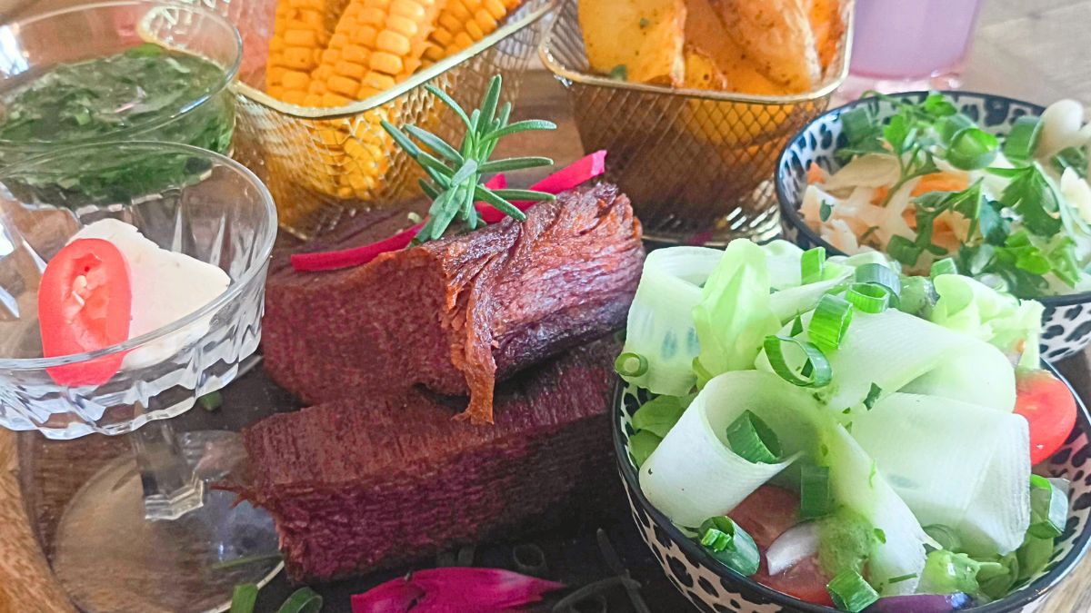 Wegański stek z drukarki