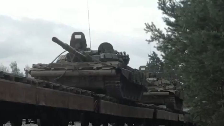 Białoruskie czołgi T-72