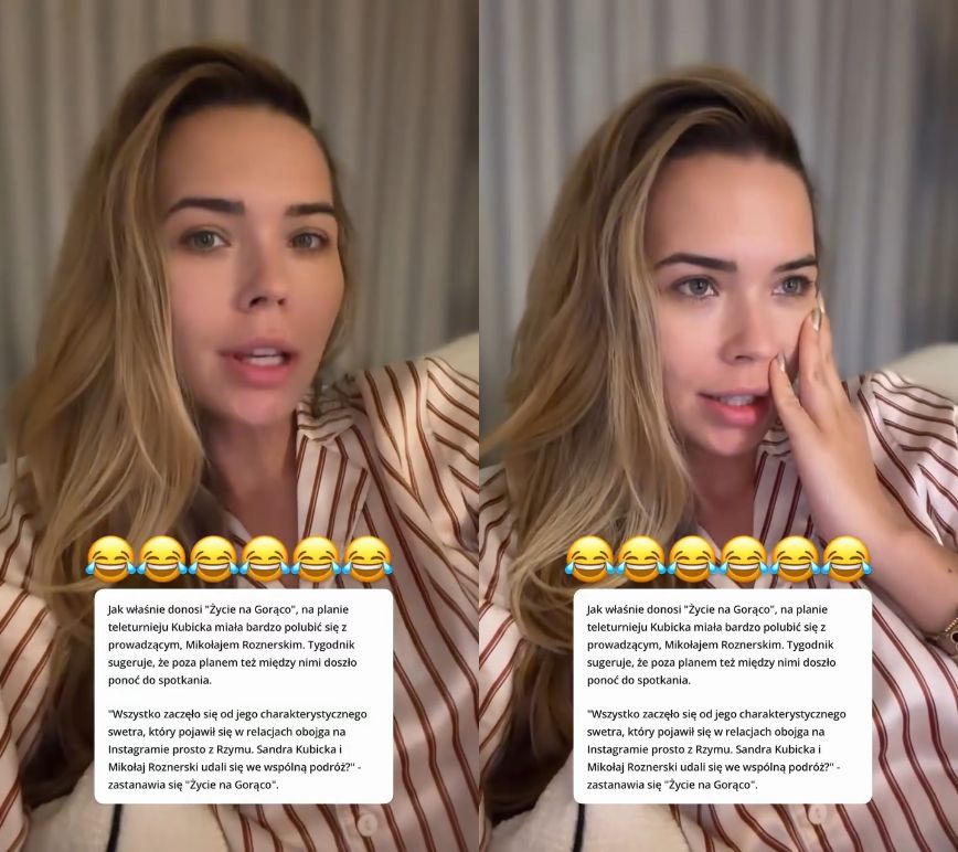 Sandra Kubicka o Mikołaju Roznerskim