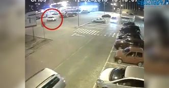 15-latek wjechał w latarnię i dachował