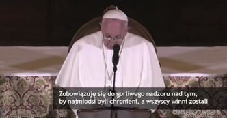 Papież o księżach pedofilach: Bóg płacze