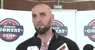 Gortat o oglądaniu meczu z Szydło: "Zwolennicy manifestacji wypisują głupoty. Zostałem zaproszony!"