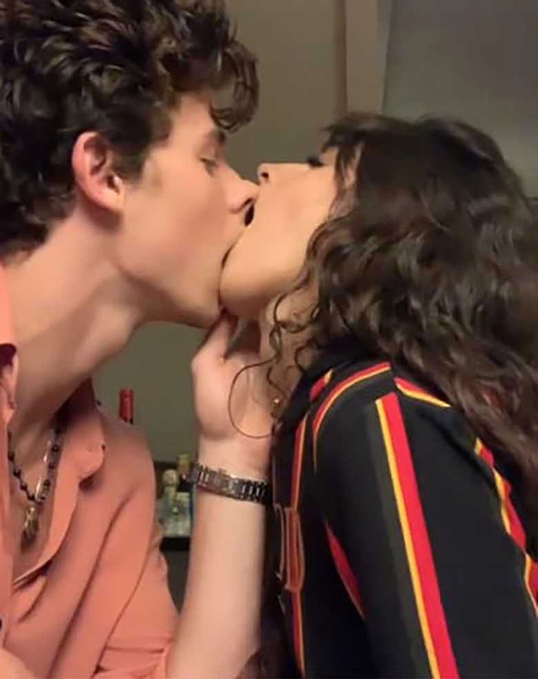 Shawn Mendes i Camila Cabello całują się jak ryby